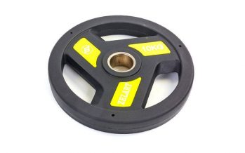 Замовити Блины (диски) полиуретановые с хватом и металлической втулкой d-51мм TA-5344-10 10кг (черный)