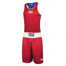 Замовити Боксерская форма (детская) TITLE Reversible Aerovent Elite Amateur Boxing Set 1