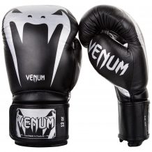 Замовити Боксерские перчатки Venum Giant 3.0 Boxing Gloves Черный/Серебро