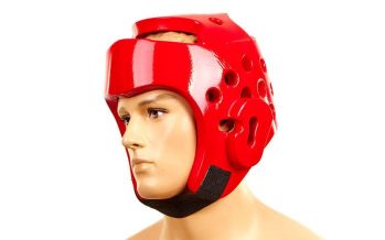 Замовити Шлем для таеквондо PU BO-2018-R WTF (р-р S-XL, красный)