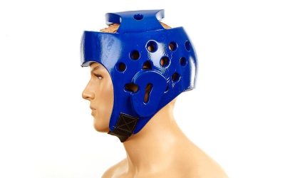 Шлем для таеквондо PU BO-2018-B WTF (р-р S-XL, синий)(Р¤РѕС‚Рѕ 2)