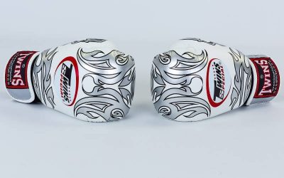 Перчатки боксерские TWINS FBGVL3-31 Белый/Серебро(Р¤РѕС‚Рѕ 3)