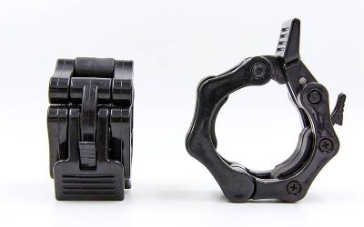 Замки (2шт) Lock-Jaw PRO с фиксатором для грифа 50мм TA-4600-50 (пластик, цена за 2 шт.)(Р¤РѕС‚Рѕ 2)