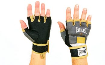 Замовити Перчатки-бинты внутренние гелевые из неопрена EVERLAST P00000740 EverGel (р-р M-L, серый-желтый)