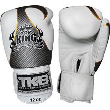 Замовити Перчатки боксерские Top King Empower Creativity TKBGEM-01 Бел/Карб/Серебро