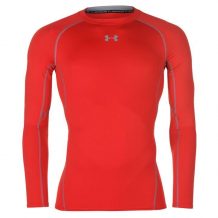 Замовити Компрессионная футболка Under Armour HeatGear Core Long Sleeve Baselayer (Красный)