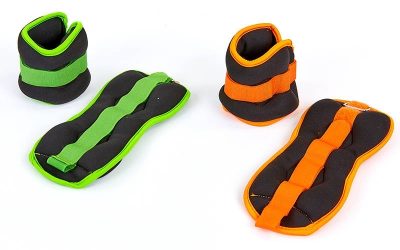 Утяжелители-манжеты для рук и ног FI-7208-2 (2 x 1кг) (неопрен, метал.шарики, цвета в ассортименте)(Р¤РѕС‚Рѕ 1)