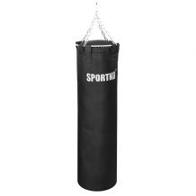 Замовити Мешок боксерский SPORTKO ременная кожа (3,5мм-4мм) Высота 130 см. Диаметр 35 см. Вес 60 кг.