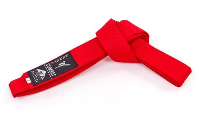 Пояс для кимоно MATSA красный MA-0040-R (Р¤РѕС‚Рѕ 1)