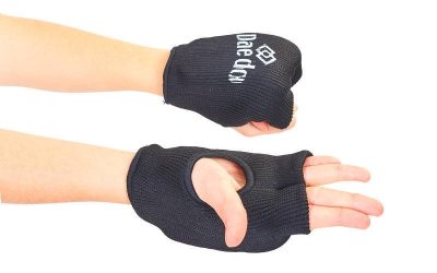 Накладки (перчатки) для каратэ DADO BO-5487-BK (полиэстер, р-р XS-M, черный)(Р¤РѕС‚Рѕ 2)