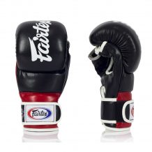 Замовити Перчатки для смешанных единоборств FGV18 Fairtex Super Sparring MMA Gloves Black-Red