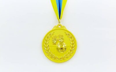 Медаль спорт. двухцветная d-6,5см Волейбол C-4850 место 1-золото, 2-серебро, 3-бронза (Р¤РѕС‚Рѕ 3)