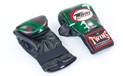 Снарядные перчатки кожаные TWINS FTBGL1F-AR размер M-XL камуфляж зеленый(Р¤РѕС‚Рѕ 3)