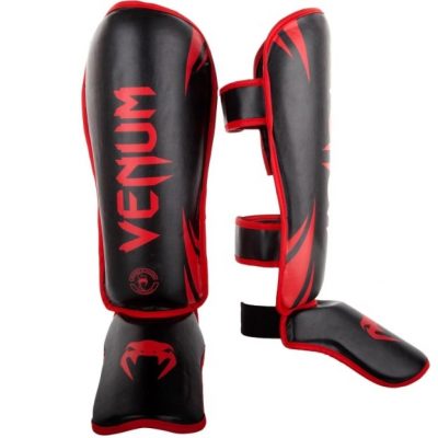 Защита ног Venum Challenger Standup Shin Guards - Black/Red - Exclusive(Р¤РѕС‚Рѕ 1)