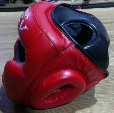 Шлем тренировочный Lev Sport (Кожа) Красный(Р¤РѕС‚Рѕ 2)