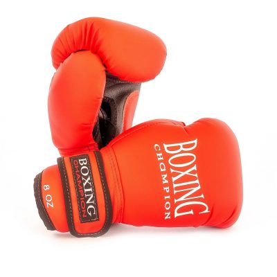 Боксерские перчатки BOXING Кожвинил Черный 6-14Oz(Р¤РѕС‚Рѕ 4)