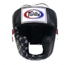 Замовити Шлем Fairtex NEW Super Sparring HG10 Черный/Белый