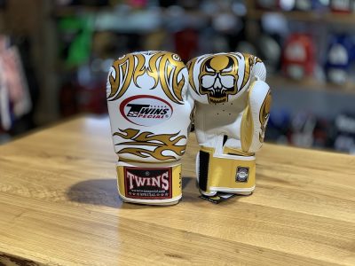 Перчатки боксерские TWINS FBGVL-31G-WH Белый/Золото(Р¤РѕС‚Рѕ 4)