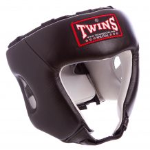 Замовити Шлем боксерский открытый Кожа TWINS HGL-8 Черный