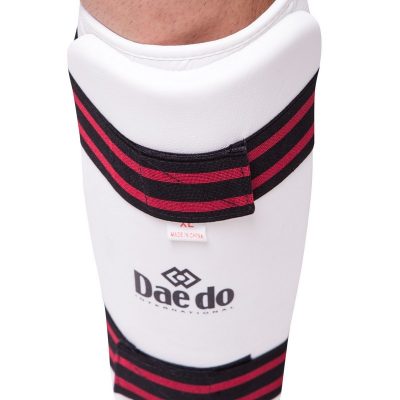 Защита для ног (голень+стопа) разбирающаяся PU DAEDO (р-р S-XL, белый) (BO-5074-W)(Р¤РѕС‚Рѕ 4)