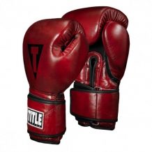 Замовити Перчатки боксерские TITLE Boxing Blood Red Leather Bag Gloves