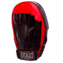 Замовити Лапа Прямая удлиненная для бокса и единоборств на левую руку ELS MA-0020L 1шт красный-черный