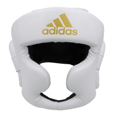 Шлем боксерский Adidas Speed Super Pro Training Extra Protect Бело/золотой(Р¤РѕС‚Рѕ 1)