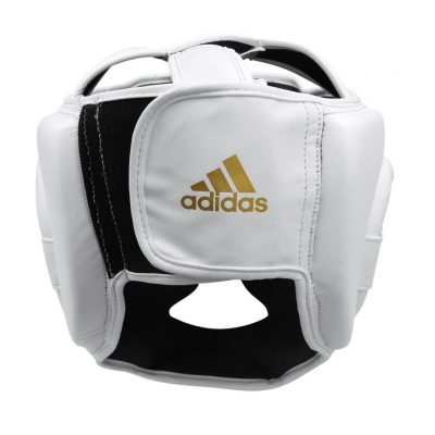 Шлем боксерский Adidas Speed Super Pro Training Extra Protect Бело/золотой(Р¤РѕС‚Рѕ 3)
