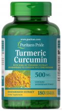 Замовити Куркумин Puritan’s Pride Turmeric Curcumin 500 mg (180 таб.)