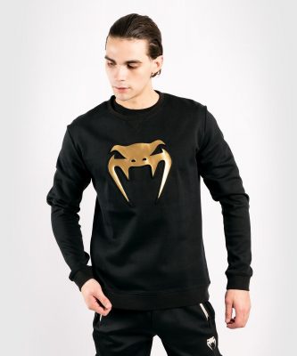 Толстовка Venum Classic Sweatshirts Черный/Золото(Р¤РѕС‚Рѕ 1)
