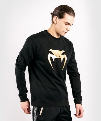 Толстовка Venum Classic Sweatshirts Черный/Золото(Р¤РѕС‚Рѕ 3)