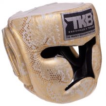 Замовити Шлем боксерский TOP KING Super Snake TKHGSS-02 Золото/Белый