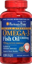 Замовити Puritan's Pride Active Omega3 1400mg гелевые витамины 1058 (60 капсул)