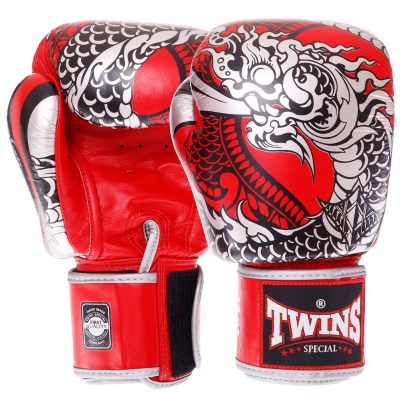 Перчатки боксерские кожаные TWINS FBGVL3-52 NAGAS 10-14 унций цвета в ассортименте(Р¤РѕС‚Рѕ 2)