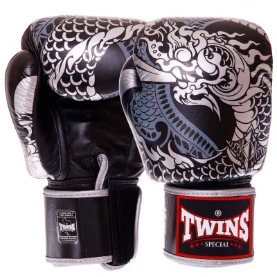 Перчатки боксерские кожаные TWINS FBGVL3-52 NAGAS 10-14 унций цвета в ассортименте(Р¤РѕС‚Рѕ 3)
