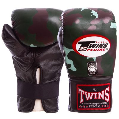 Снарядные перчатки кожаные TWINS FTBGL1F-AR размер M-XL камуфляж зеленый(Р¤РѕС‚Рѕ 1)