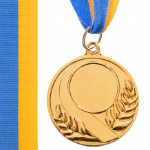 Замовити Заготовка для спорт. медали SKILL d-5см C-4845 место 1-золото, 2-серебро, 3-бронза (металл, d-5см, 25g)