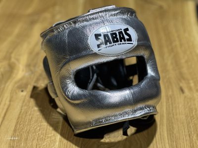 SabaS Шлем закрытый боксерский с бампером кожа Metallic(Р¤РѕС‚Рѕ 1)