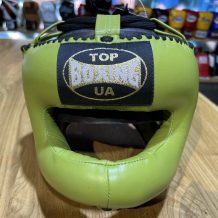 Замовити Шлем тренировочный с полной защитой Top Boxing Ua TB388 кожа