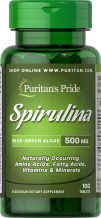 Замовити Спирулина Puritan's Pride Spirulina 500mg, 100 таблеток 2860