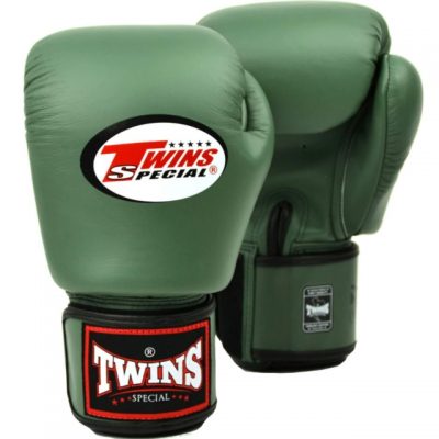 Боксерские перчатки Twins BGVL-3-Oliva кожа(Р¤РѕС‚Рѕ 1)