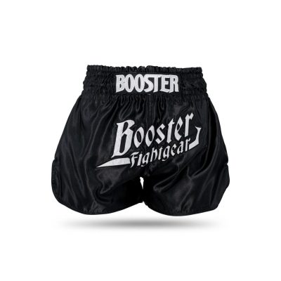 Booster Шорти для тайського боксу TBT Thunder BK/WH(Р¤РѕС‚Рѕ 1)