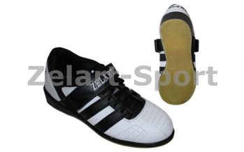 Замовити Штангетки обувь для тяжелой атлетики Кожа OB-4588 (р-р 40-45) (верх-кожа, подошва кожа, TPU)