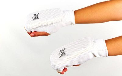 Накладки (перчатки) для карате Х-б эластан  (ZEL ZB-6128)(Р¤РѕС‚Рѕ 1)