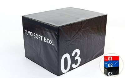 Бокс плиометрический мягкий (1шт) FI-5334-3 SOFT PLYOMETRIC BOXES (EPE, PVC, р-р 70х70х60см, черный)(Р¤РѕС‚Рѕ 1)