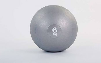 Замовити Мяч медицинский (слэмбол) SLAM BALL FI-5165-6 6кг (резина, минеральный наполнитель, d-23см, серый)
