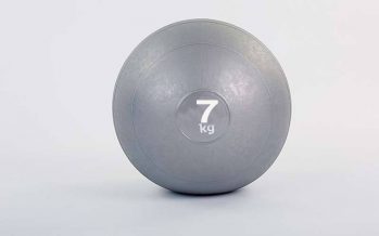 Замовити Мяч медицинский (слэмбол) SLAM BALL FI-5165-7 7кг (резина, минеральный наполнитель, d-23см, серый)