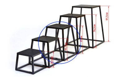 Бокс плиометрический (1шт) QT1005-3 PLYOMETRIC BOXES (металл,h-61см,верх 38х38см, основание 53х53см)(Р¤РѕС‚Рѕ 1)