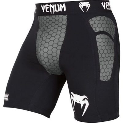 Компрессионные шорты Venum Absolute Compression Shorts Black Grey (V-1091)(Р¤РѕС‚Рѕ 1)