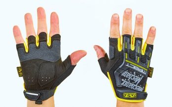 Замовити Перчатки тактические с открытыми пальцами MECHANIX BC-5628-BY (р-р M-XL, черный-желтый)